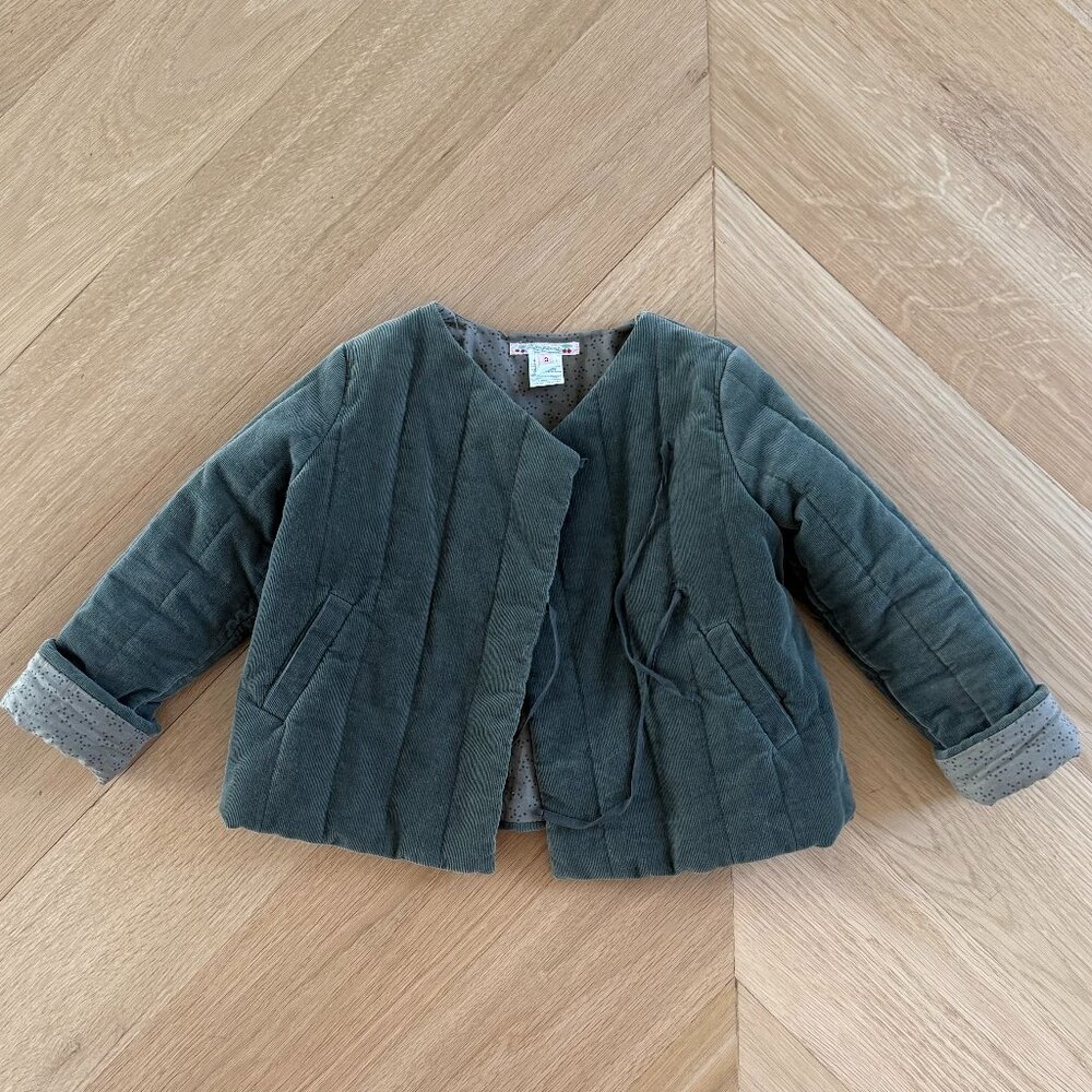 Bonpoint Quilted Jacket, Size 3Y / 3 Year